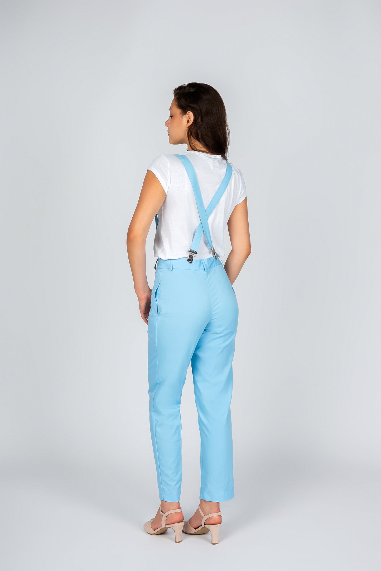 Damenhose hellblau