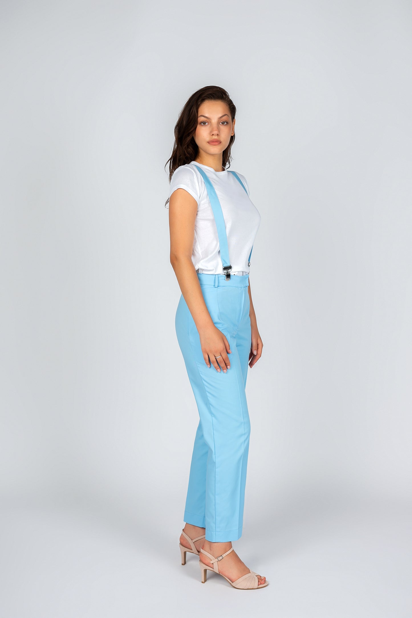 Damenhose hellblau