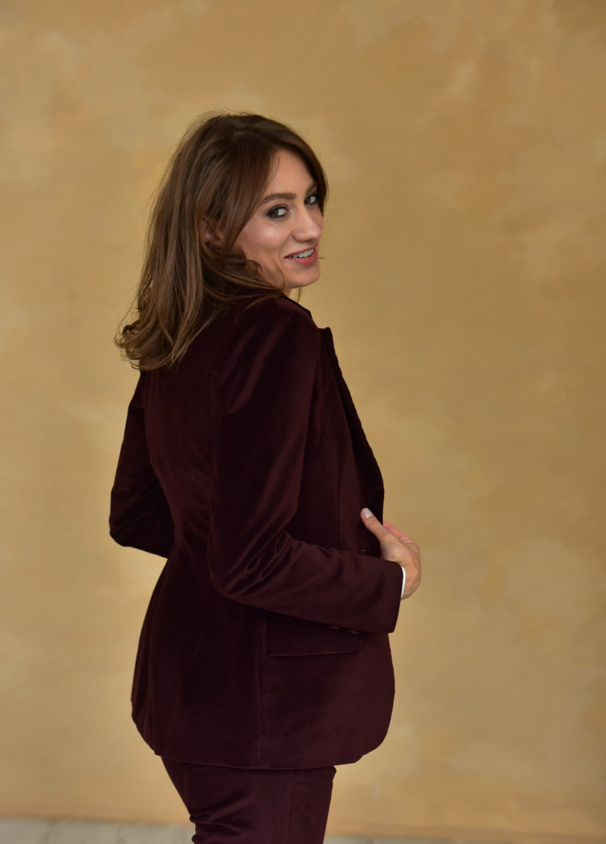 Blazer aus Samt