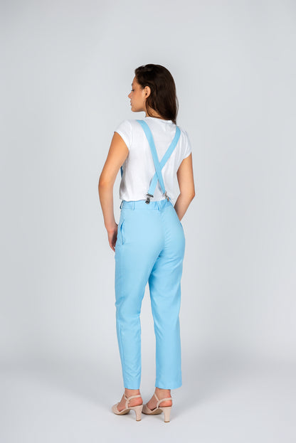 Damenhose hellblau