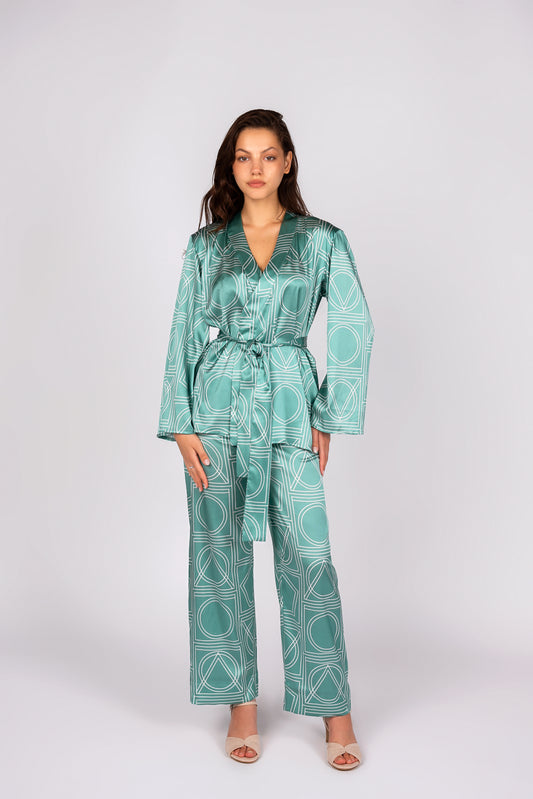 Seidenbluse