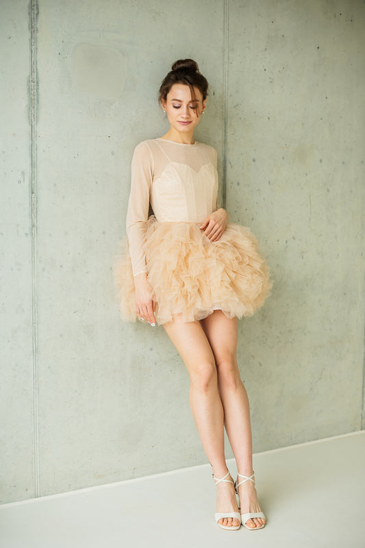 Kleid mit Korsettoberteil