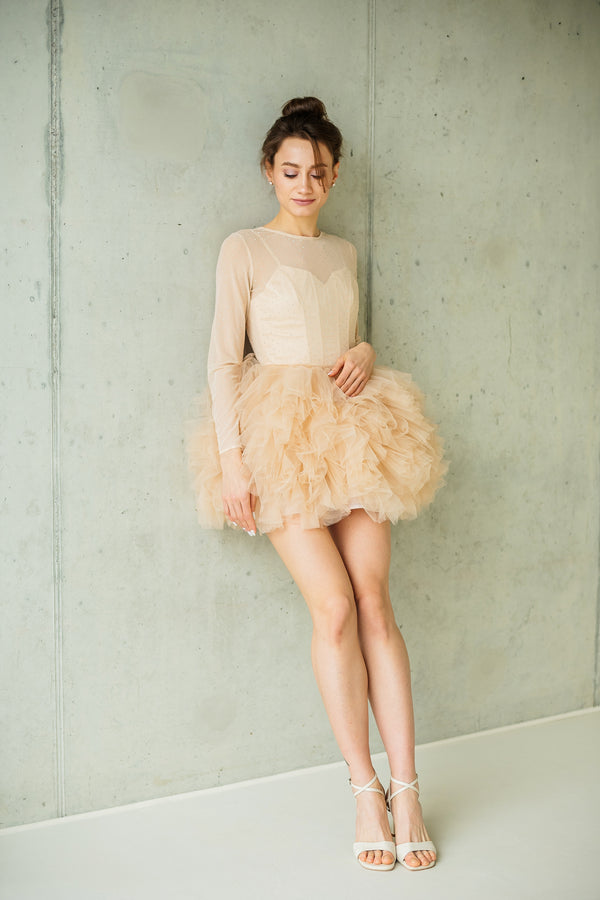 Kleid mit Korsettoberteil