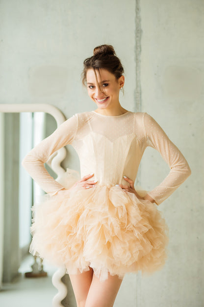 Kleid mit Korsettoberteil