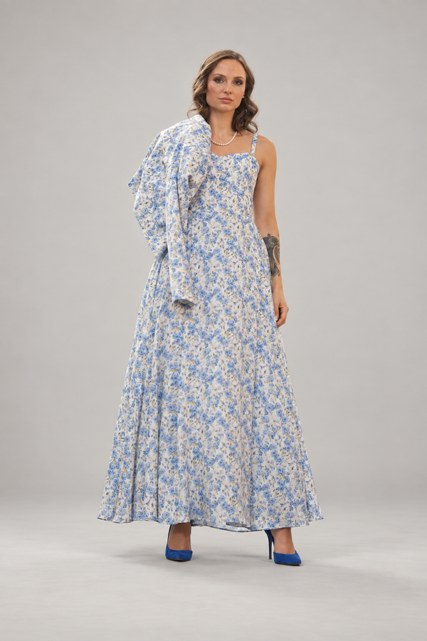 Elegantes Seidenkleid