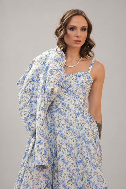 Elegantes Seidenkleid